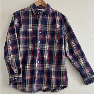 Tartan Ridgecut Toughwear Thick Flannel Men’s Button Up Shirt 100% Cotton Medium